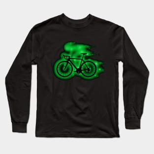 The Spirit of Cycling (green) Long Sleeve T-Shirt